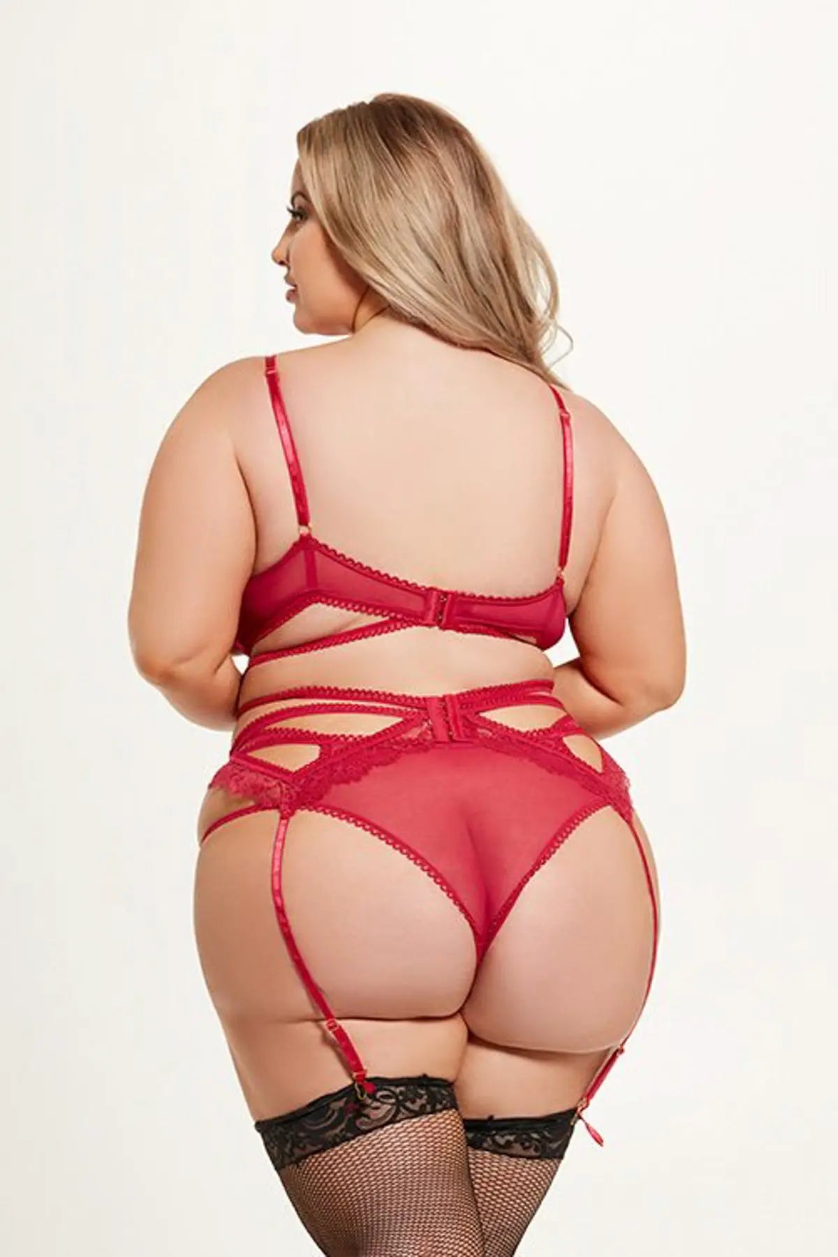BIANCA 3 PIECE BRA, GARTER & PANTY SET