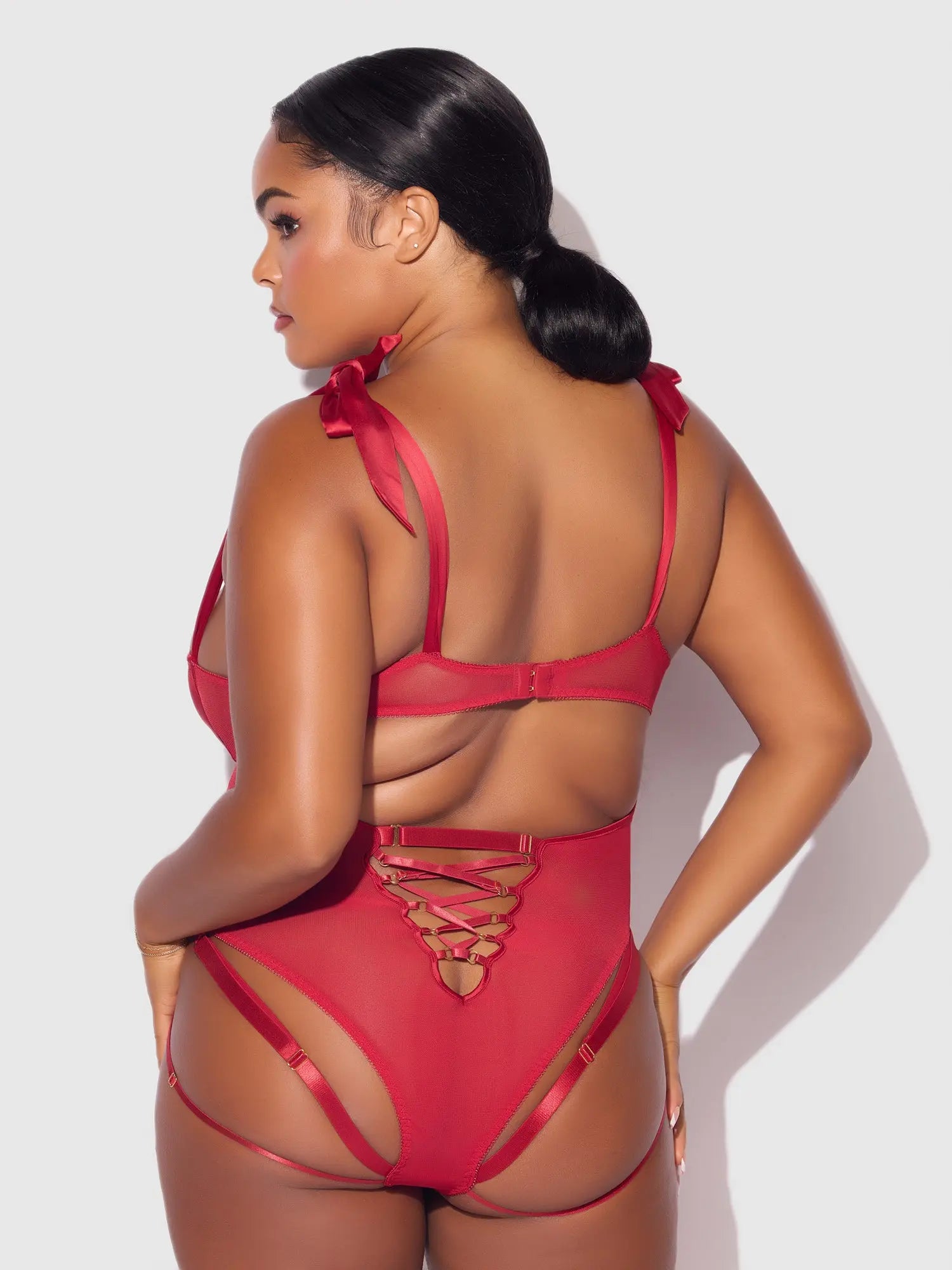 Teddy in romantic red