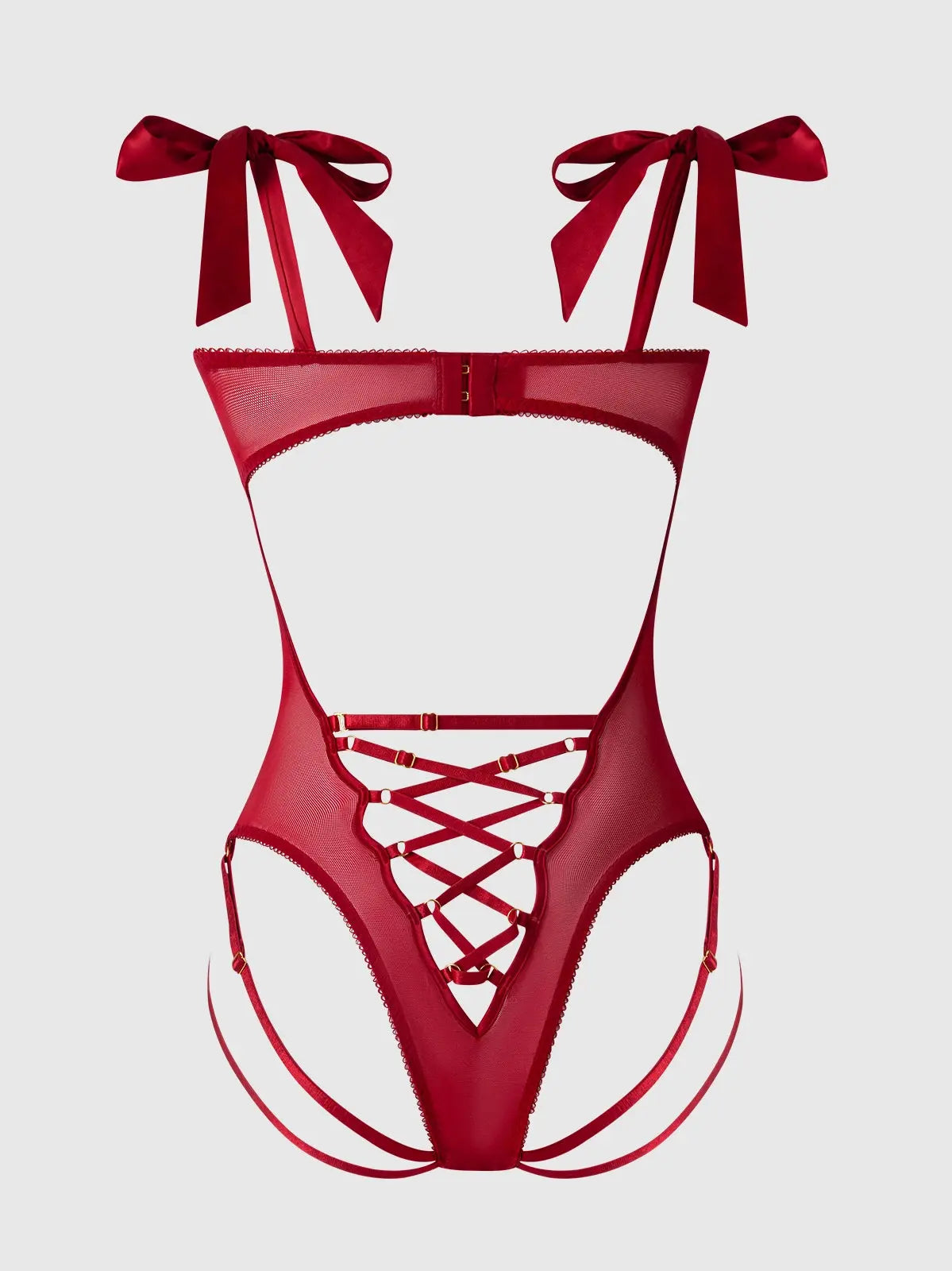 Teddy in romantic red