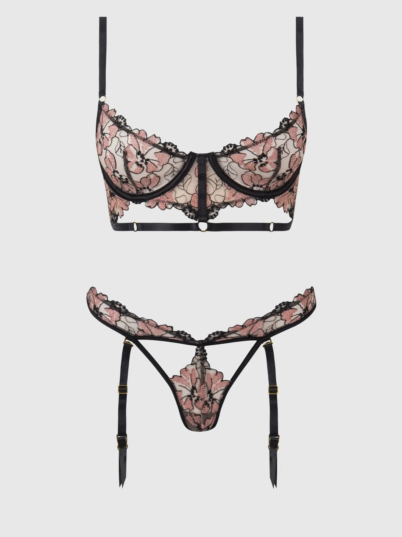 NOVA BLACKLIGHT BRA SET