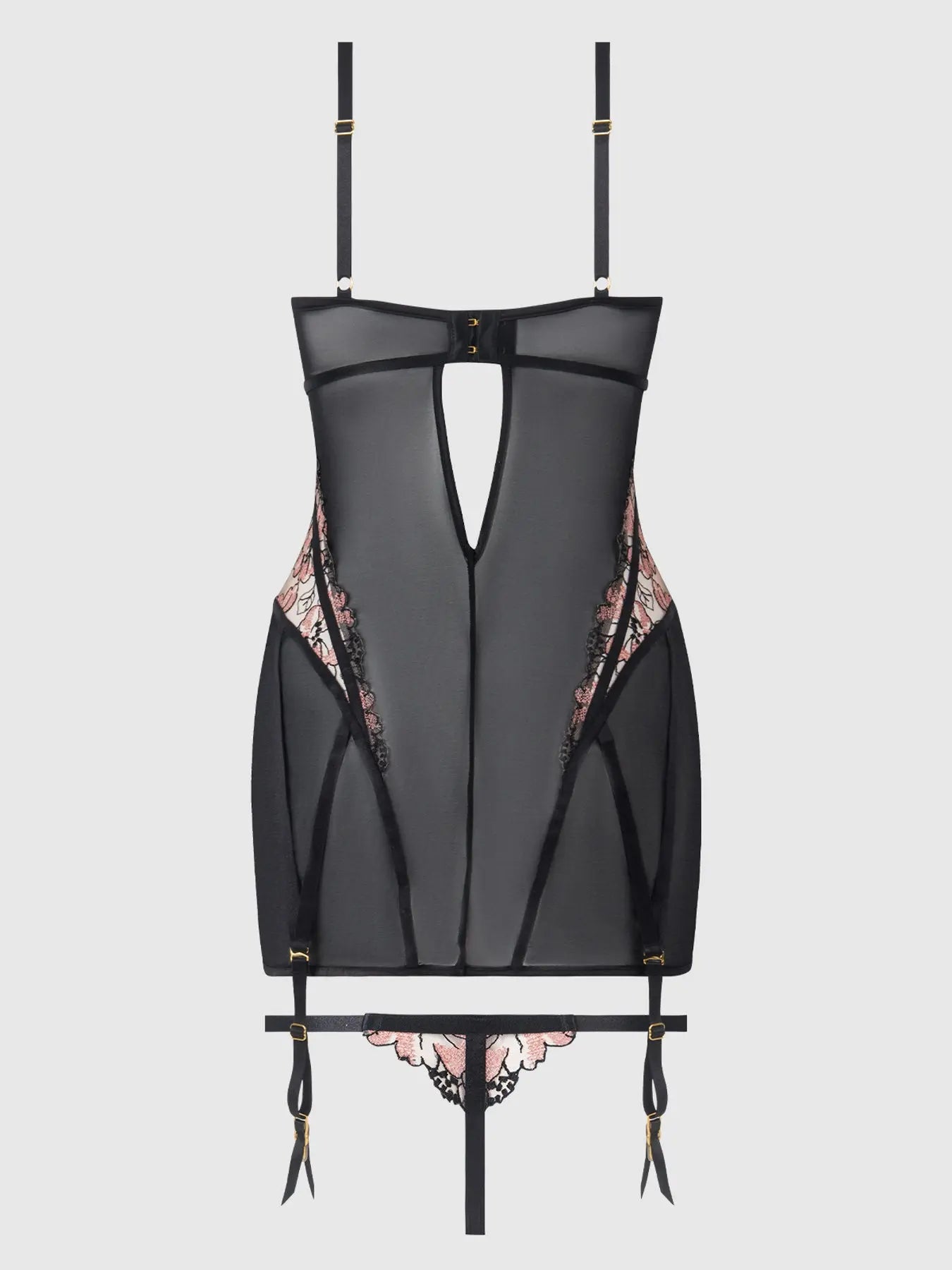 NOVA BLACKLIGHT CHEMISE SET