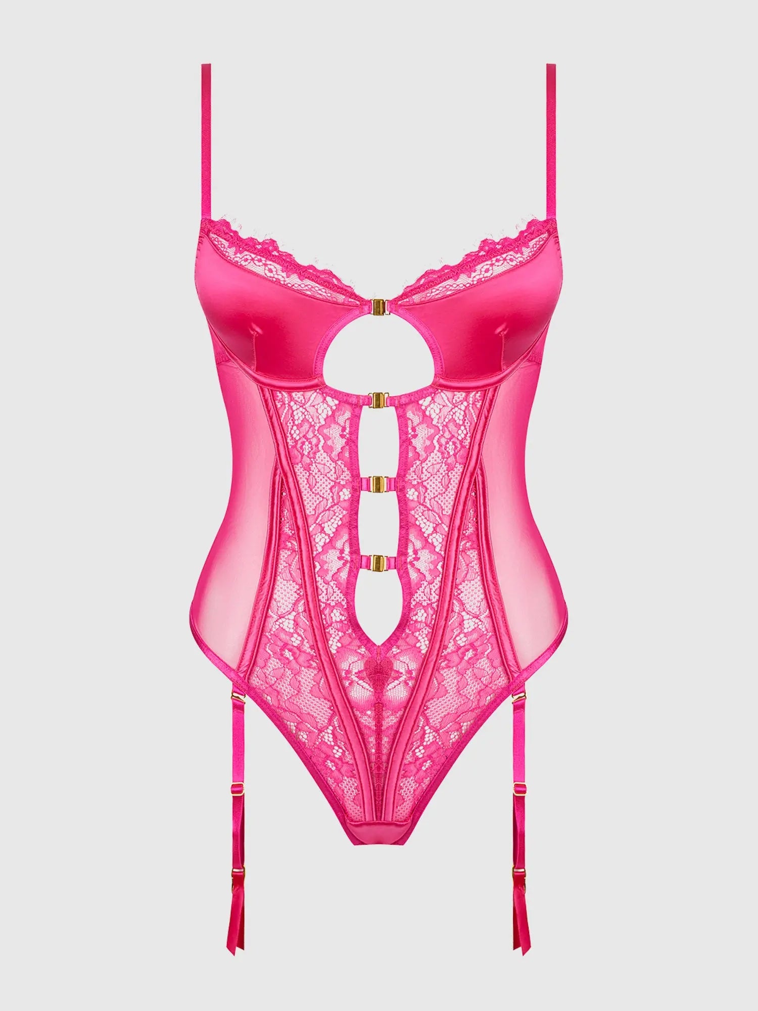ISSADORA TEDDY : Pink Lingerie teddy