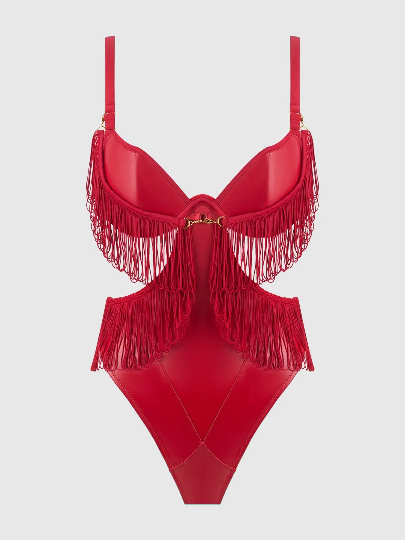 PHOENIX TEDDY : Red Lingerie Teddy