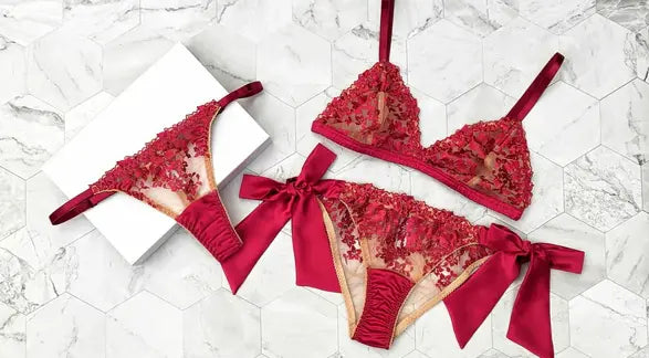 The Allure of Red Bow Lingerie