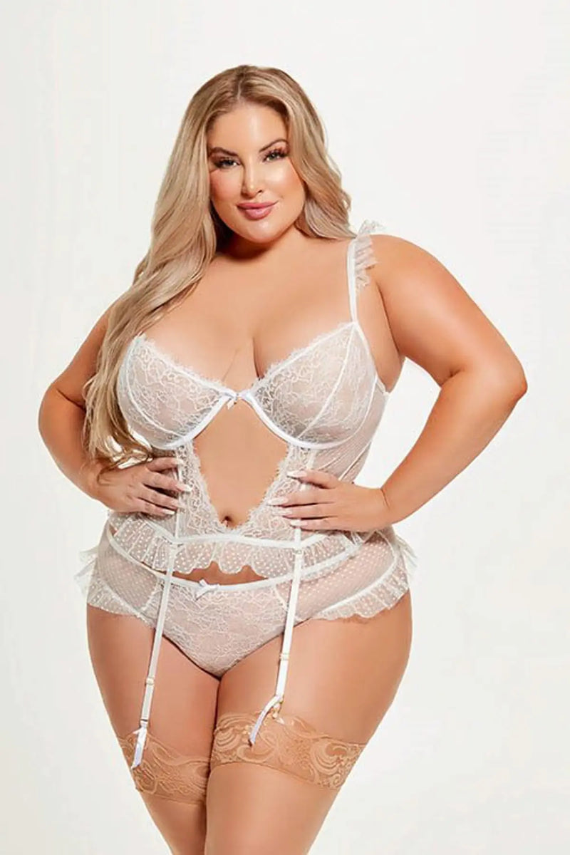 PORTIA 2 PIECE BUSTIER & THONG SET Lingerie HOD   
