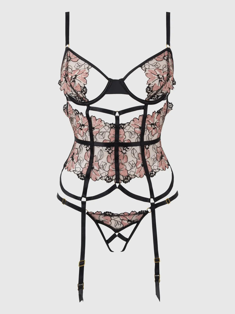 NOVA BLACKLIGHT BUSTIER SET Lingerie HOD   
