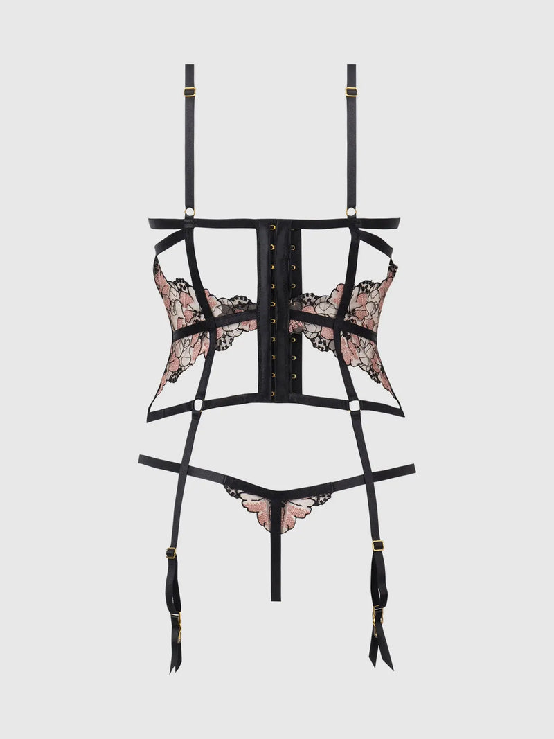 NOVA BLACKLIGHT BUSTIER SET Lingerie HOD   
