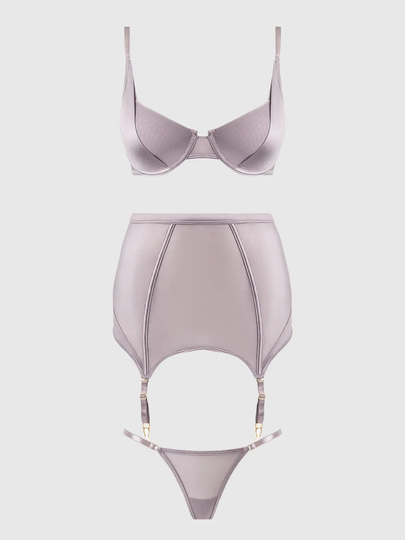 RAQUEL 3 PIECE SKIRT SET Lingerie HOD   